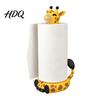 Non Slip Paper Roll Stand Cute Giraffe Towel Holder Sturdy PLA 3D Printed Standing Novelty Home Decor Gift Dispenser Decorative Animal Napkin