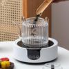 Glass Tea Kettle and Stove Set