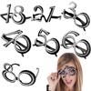 Birthday Rhinestone Number Glasses 18th 21th 30th 40th 50th 60th 80th Birthday Sunglasses Celebration Decoration Party Favors