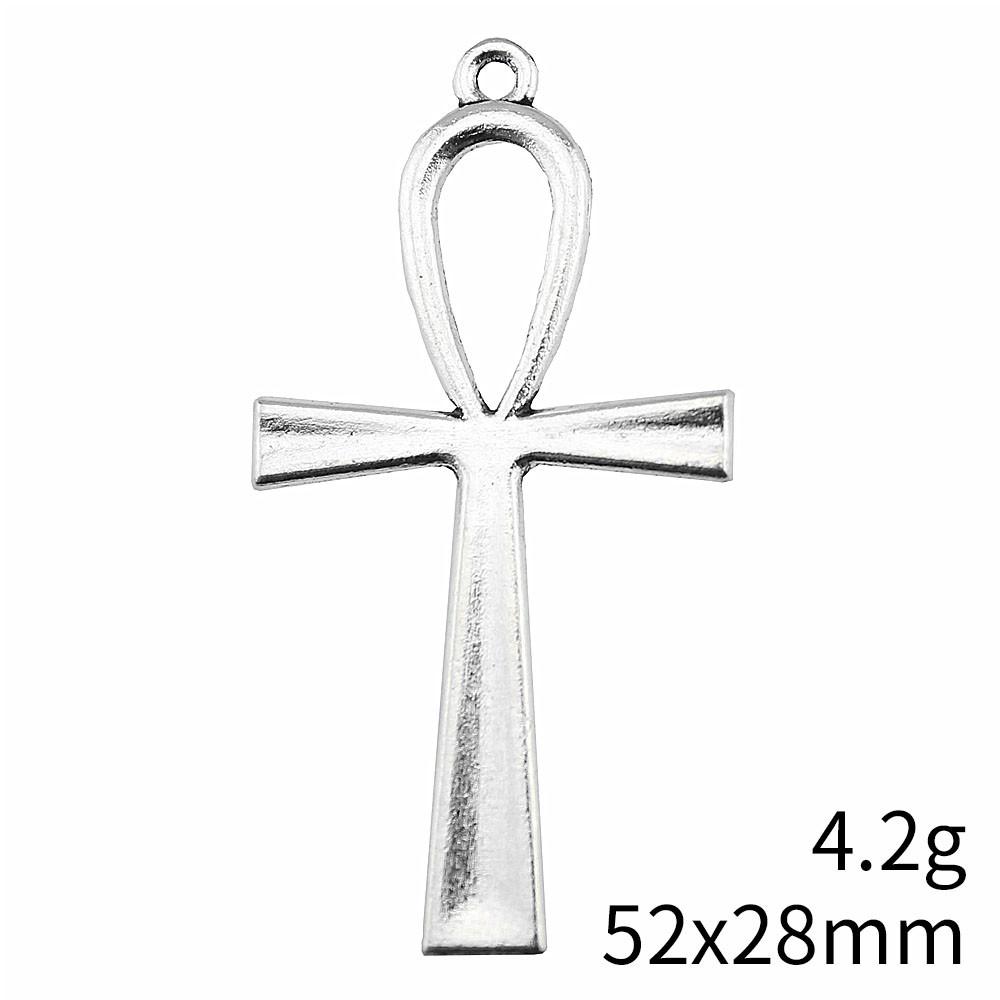 New Year's Day Charm Bracelet Italian Ankh Cross Charms Pendant Audience Chain Pendant