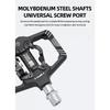 ThinkRider Bicycle Lock Pedal 2 In 1  With Free Cleat For SPD System MTB Road Aluminum Anti-slip Sealed Bearing Lock Accessories