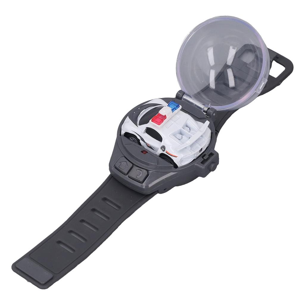 Mini RC Car Watch Toys 2.4GHz Cartoon Cute USB Charging Watch Remote Control Car Toy for Boys Girls Gifts Red