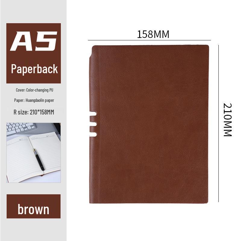 A5 Individuelles weiches Notizbuch aus hohlem Schafsleder mit Logo