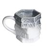 Stackable Ceramic Coffee Cup with Unique Shape