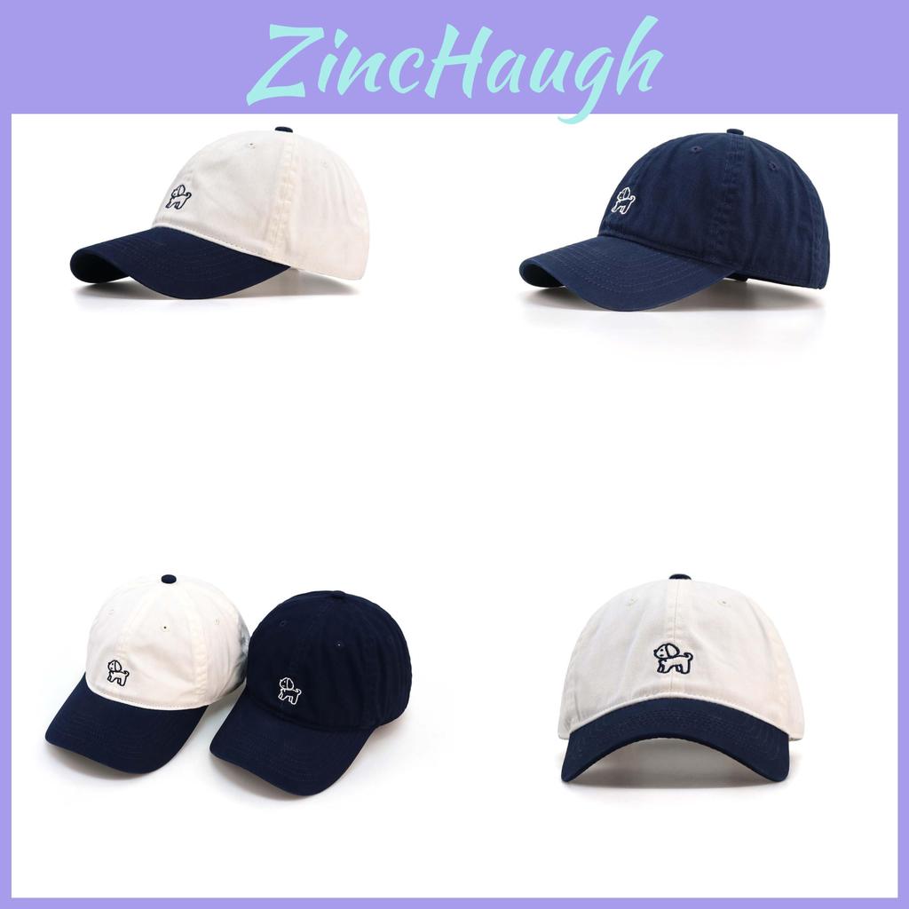 Cotton Padded Dog Embroidery Baseball Cap With Adjustable Fit For Summer Sun Protection