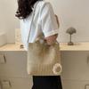 Internet Celebrity Woven Bag Large Capacity Fashion Versatile Handbag Summer New Foreign Style This Year Popular Shoulder Tote Bag