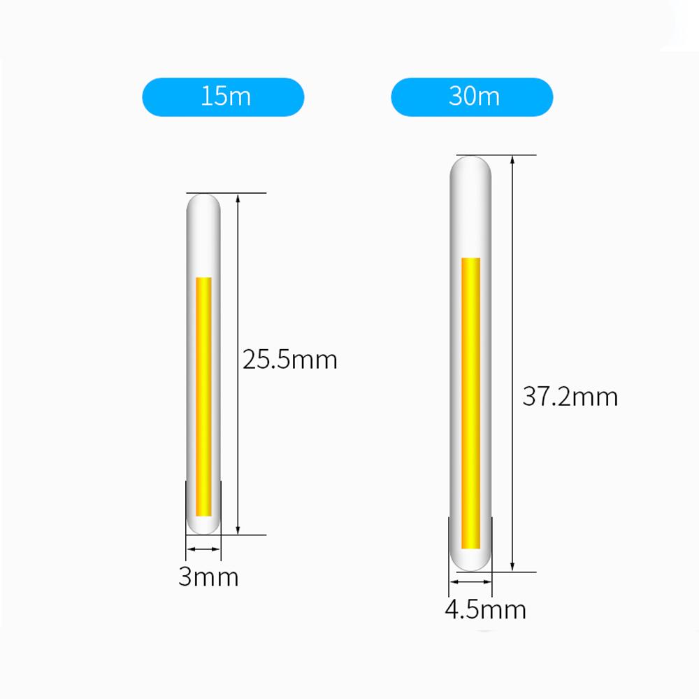 50Pcs Luminous Fishing Float Fireflies Fishing Float Fluorescent Lightstick Night Float Rod Lights Dark Glow Stick Tools