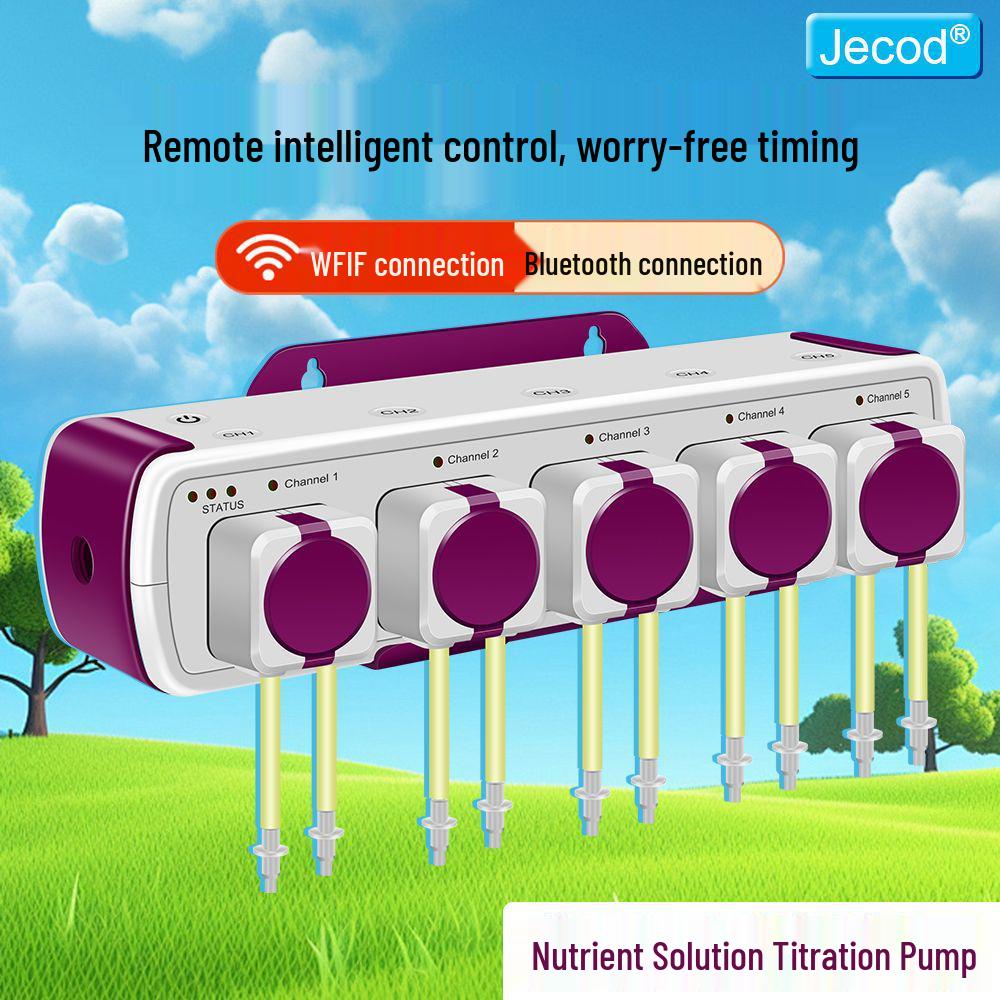 Smart Jebo Four-Head Silent Dosing Pump with Mobile Control - wfDOSER2.4 Compatible