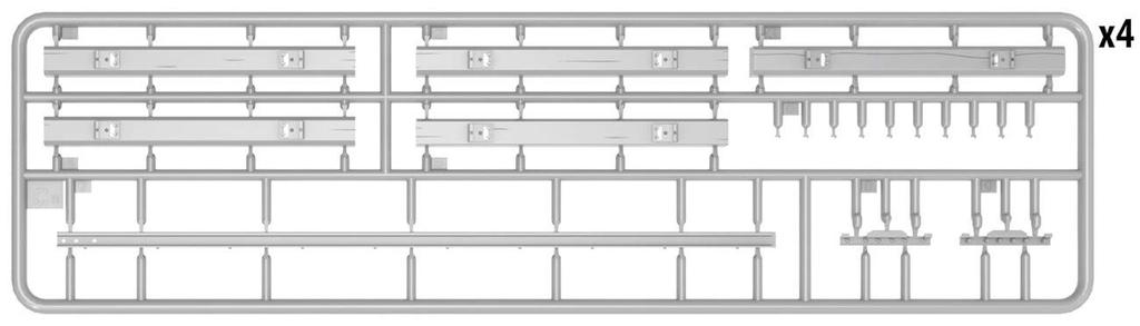 Miniart Scale Open Freight Car Plastic Model MA39004 1/35 (No Brakes) 16.5t