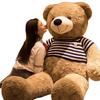 Giant Plush Teddy Bear Pillow for Hugging and Sleeping - Perfect for Girls