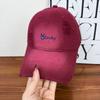 Rabbit Embroidery Gradual Change Hole Embroidery Baseball Cap Spring Casual Versatile Face Small Cap Men and Women