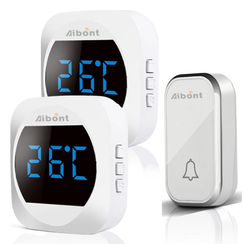 Smart Wireless Self-Powered Doorbell & Thermometer Pager