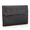 Retro Coffee A5 Full-Grain Cowhide Notebook Cover - Handmade Flip-Top Planner