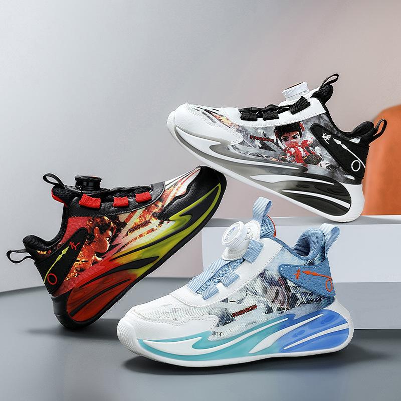 Classmates Boys Basketball Shoes 2025 Spring and Autumn Lightweight Children's Running Sneakers Middle and Older Boys Training Sneakers