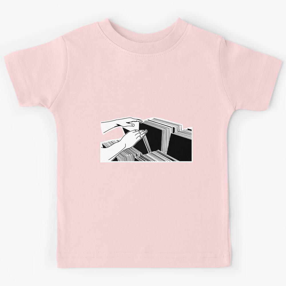 Crate Digger - vinyl records Kids T-Shirt 140