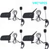 4 Users Football Referee Intercom Headset V4C Full Duplex Bluetooth Headphone Soccer Conference 1200M Coach Judger Interphone