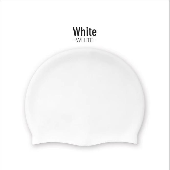 

Водонепроницаемая силиконовая шапочка для плавания большого размера для длинных волос - Удобная защита ушей для мужчин и женщин