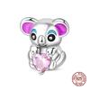 Authentic Original Charm Bead Component Copper Metal Characters & Capybara Charm Bead Component Bead Components Compatible With 3mm Authentic