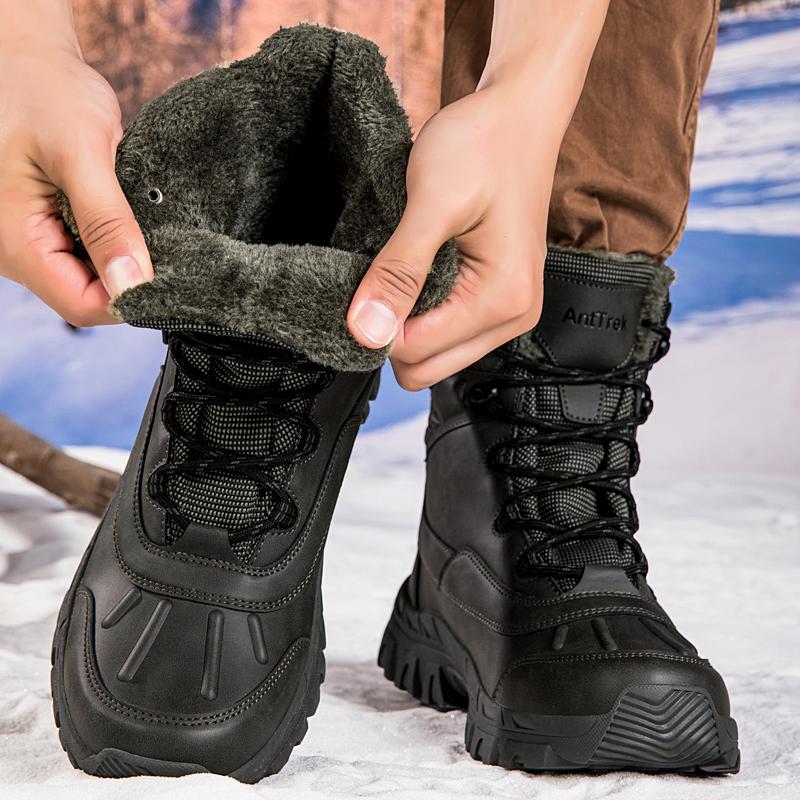 Men Warm Lined Outdoor Hiking Shoes Outdoor Shoes Everyday Walking and Casual Wear Commuting and Travel Daily Wear Sizes 39-47