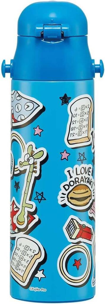 Skater Water Bottle Doraemon Sticker 580ml Direct Drinking Stainless Steel Sports Bottle SDC6N-A