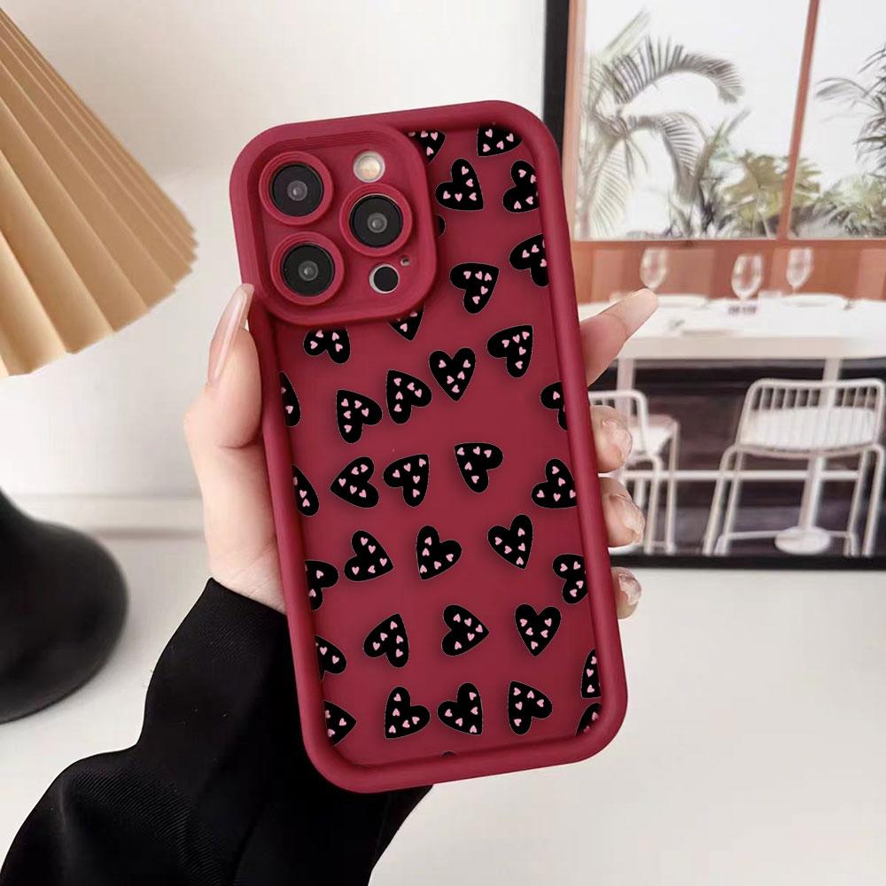 Loving Heart Is Love Phone Case For iPhone Apple 17 AIR 16 16E 11 12 13 14 15 XR Plus Pro Max DIY Case TPU Shockproof Cover Capa