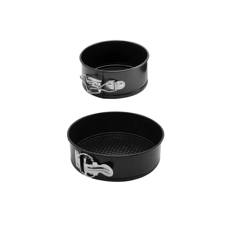 4/7/9/10 Inch Carbon Steel Cakes Molds Round Cake Pan Bakeware Non-Stick Removable Bottom Kitchen Accessories Metal Bake Mould