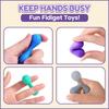Latest Fidgeting Toys Adults Tactile Silicone Toys Fingertip Rotating Decompression Toy Finger Limit Edc Anti Stress   Toy