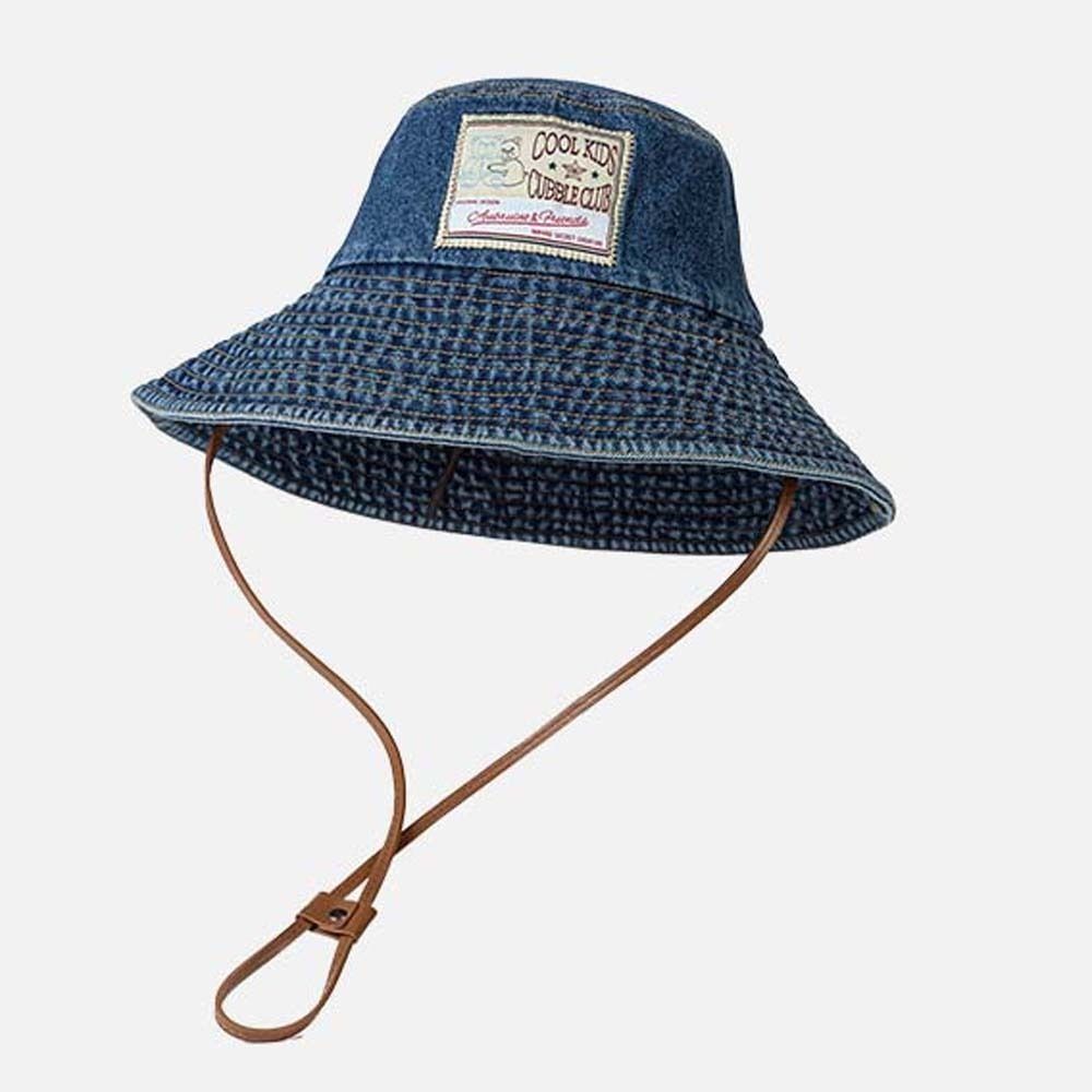 Sunshade Denim Bucket Hats Lightweight Sun Protection Basin Cap Soft Retro Fisherman Hat  Summer