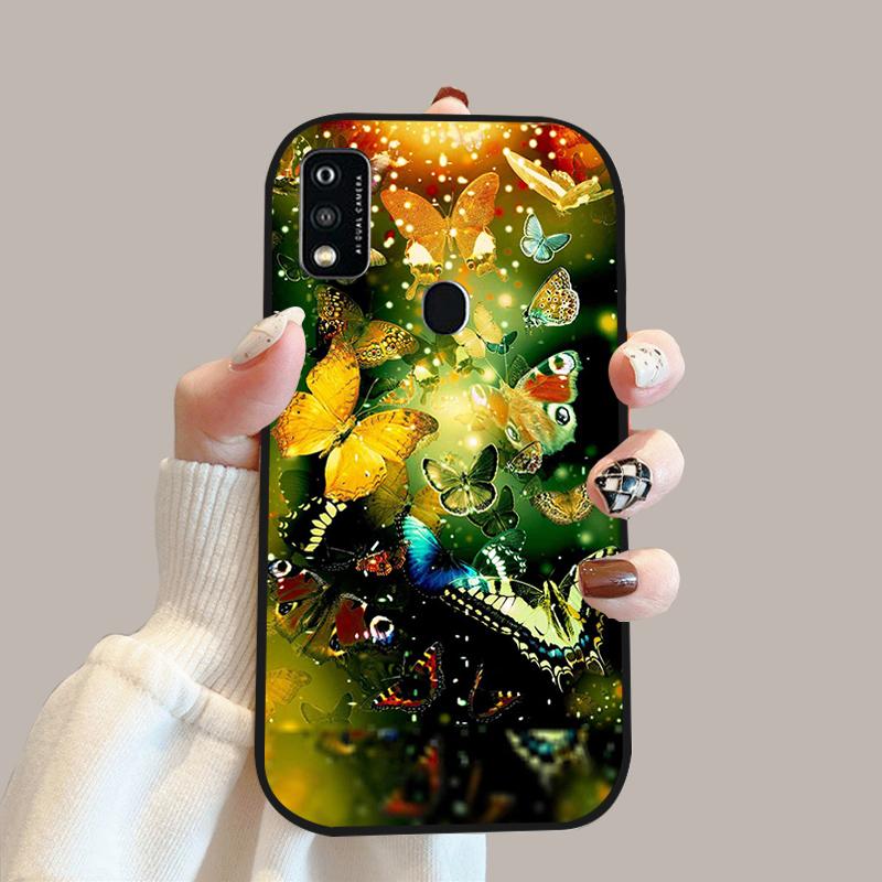 For ZTE Blade A51 Case A52 A53 Color Painted Soft Silicone Phone Cover Cases For ZTE Blade A31 Fashion Protective Fundas Coque