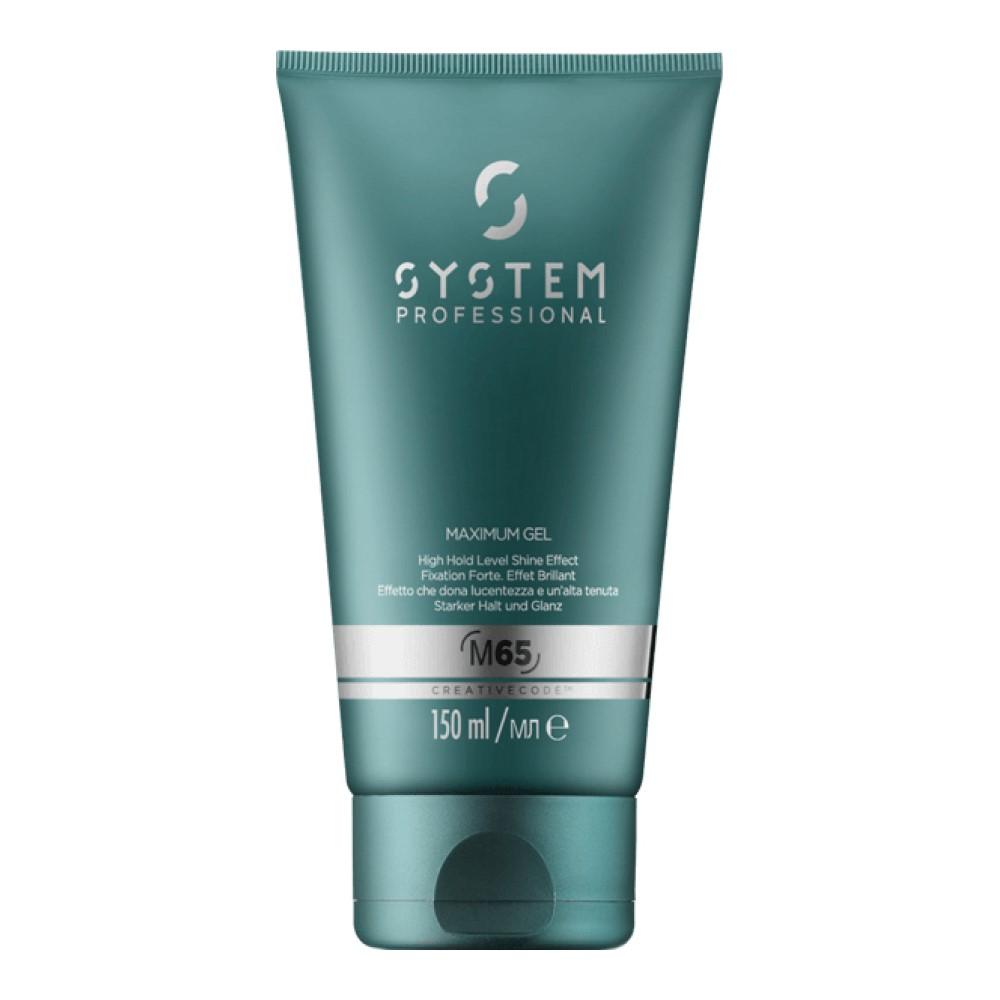 Wella System Men Maximum Hair Gel M65 150Ml