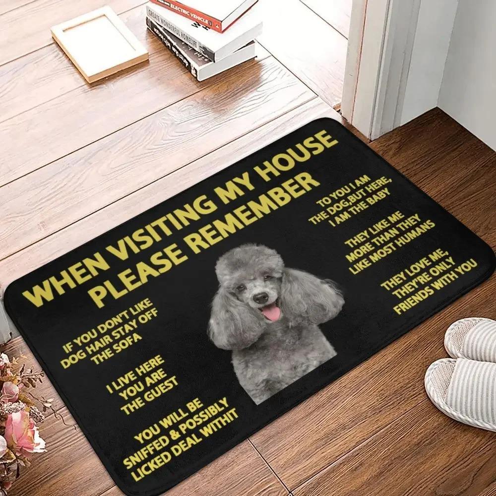Puppy Pattern Rug Belgian Shepherd Dog Front Floor Door Entrance Mats Outdoor Kitchen Bathroom Doormat Bedroom Carpet Rug