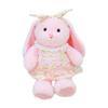 Plush Adorable Rabbit Toy With Floral Skirt For Kids Room Decor And Gift