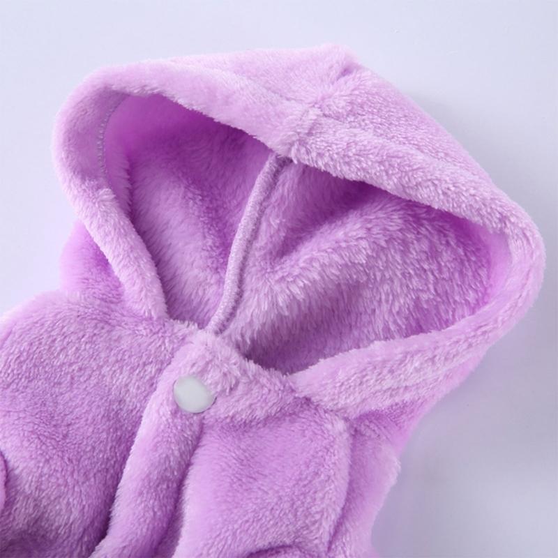Puppy Dog Nightgown Breathable Puppy Bathrobes Comfortable Wear Solid Color Warm Pet Apparel Soft and Stretchy