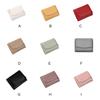 Portable Women Leather Wallet ple Design Foldable Change Purse Shopping Card Holder Carrying Bag Birthday Gift
