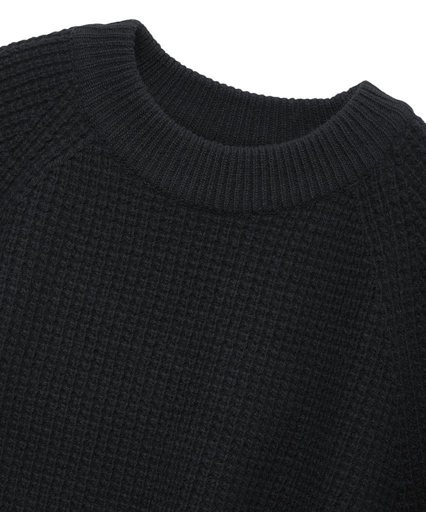 Leopeusaideu Fisherman Knit Black
