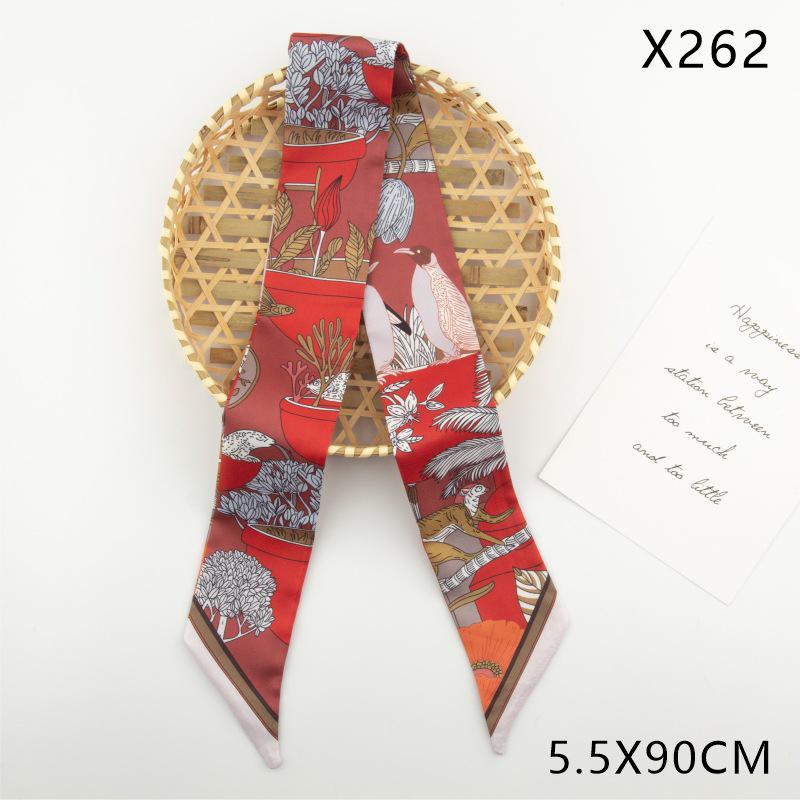 Versatile Vintage Silk Scarf: Hair Tie, Headband, Bag Accessory