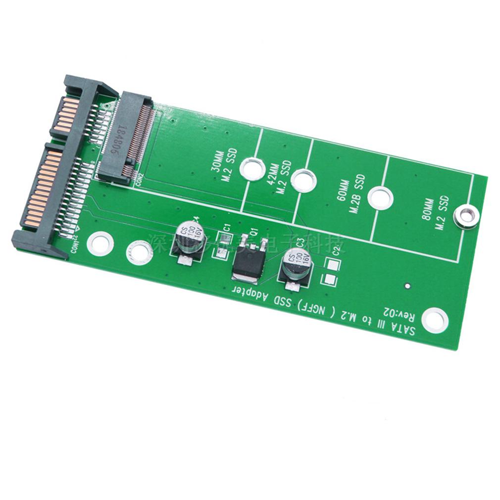 Hot M2 NGFF Ssd SATA3 SSDs Turn Sata Adapter SATA To NGFF Expansion Card Adapter High Speed High-power Wholesale Dropshipping