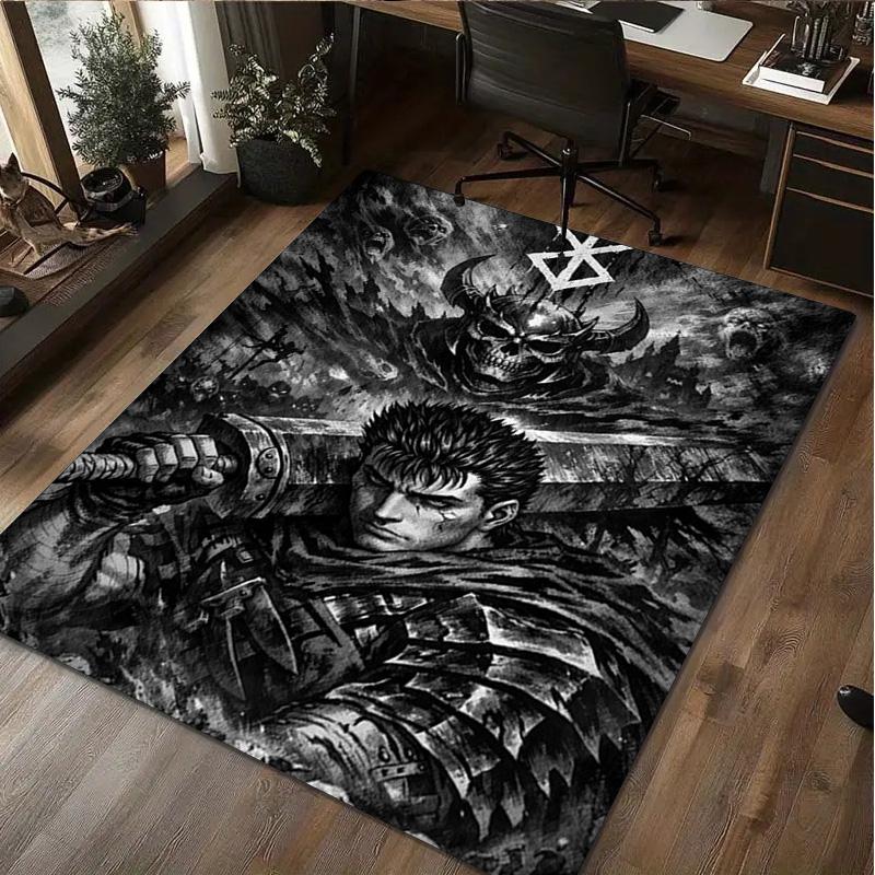 Furioso: Tappeto per la casa con avventura Dark Fantasy Tappeto Decorativo per Ufficio per Soggiorno Camera da Letto Zerbino Tappeto per Pavimento Tappeto per Area Sedia da Computer