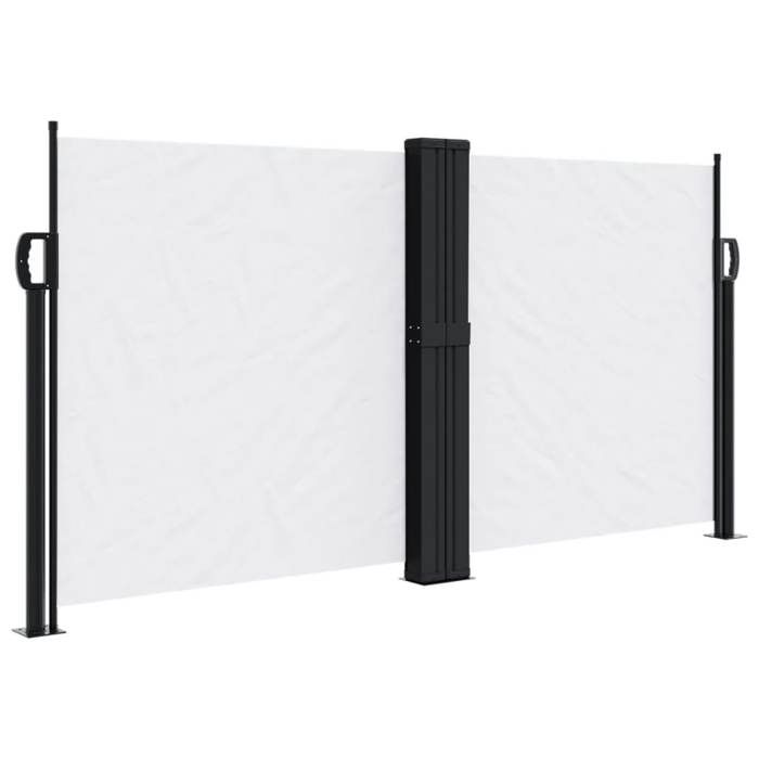 VidaXL Auvent latéral rétractable blanc 120x600 cm 4004601