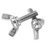5pcs Bag 304 Stainless Steel Wing Butterfly Screws Bolts Machine Repair Accessory(M5 * 20mm)