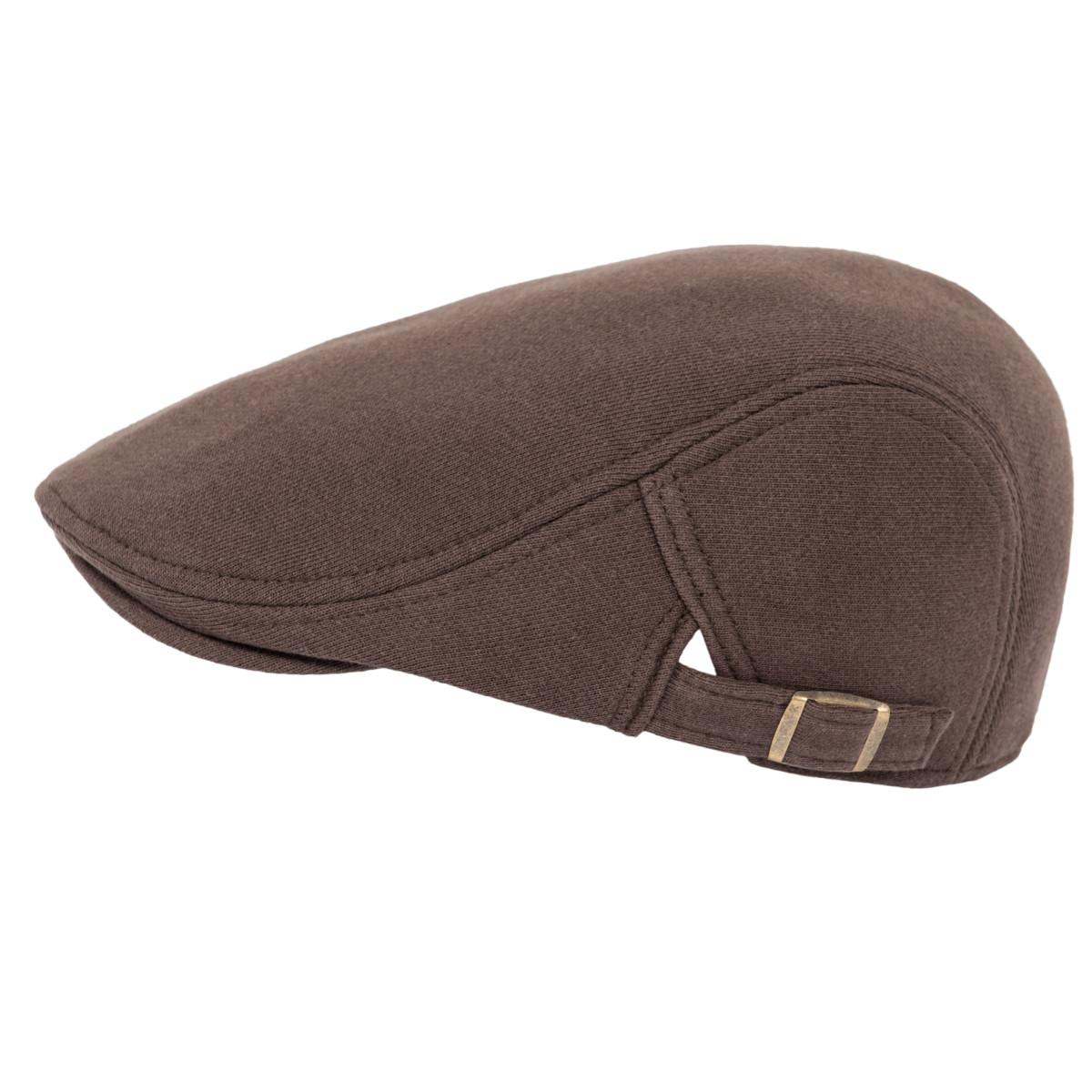 

VOBOOM Men Classic Vintage Newsboy Cap Cotton Flat Ivy Gatsby Driving Hat Boston Scally Dress Fashion Hats 58-60cm коричневый
