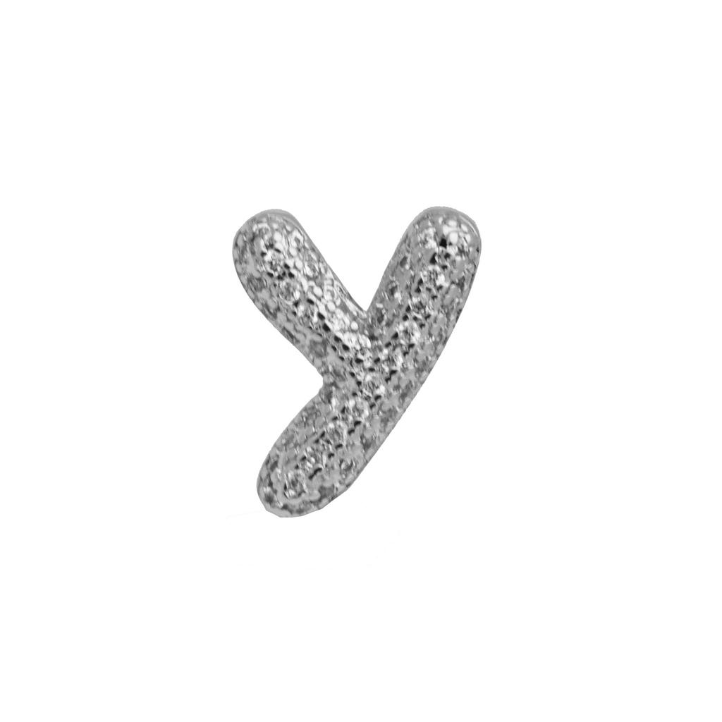 White Gold Strap, Belt, Bubble Balloon 26 English Letters Diy Name Bracelet