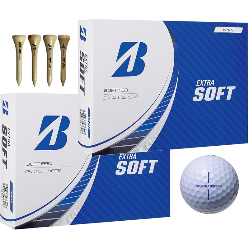 

golf ball EXTRA SOFT extra soft 2023 model With bonus (2 dozen_white)