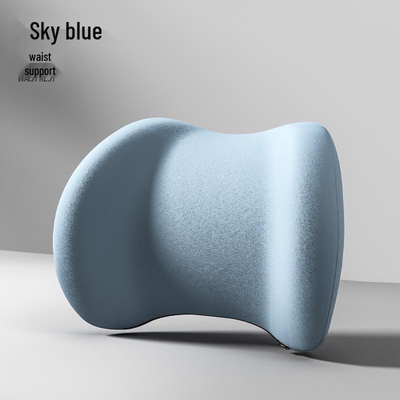 Cuscino Universale per Sedile Auto in Memory Foam - Supporto per Collo e Lombare per Tutte le Stagioni