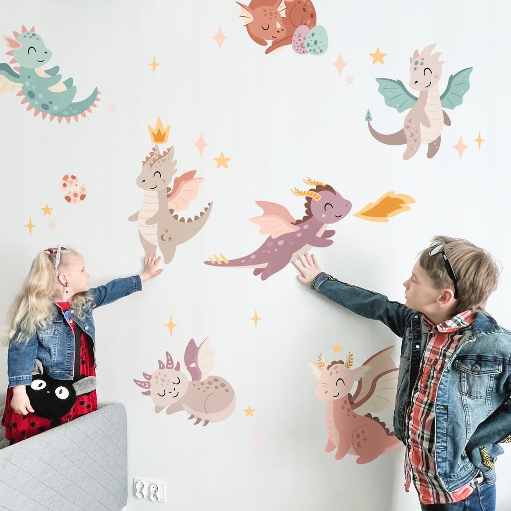 Dragons Wall Sticker For Boys And Girls Children'S Room