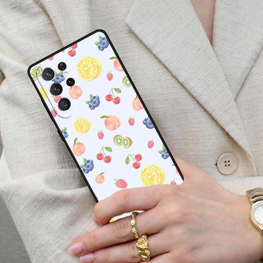 Fruity European Summer Cell Phone Case for Samsung Galaxy S26 Ultra S25 S24 S23 S22 S21 S20 Note10 Cover