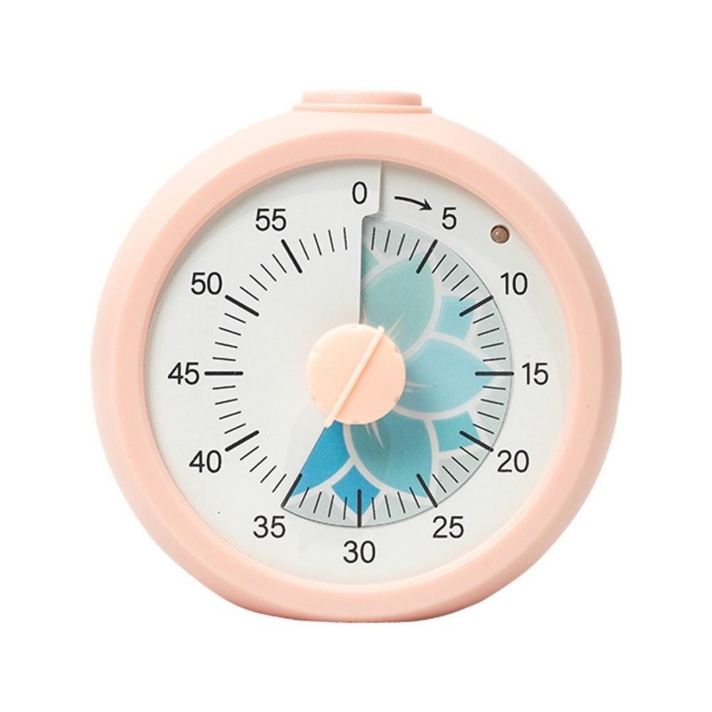 

Silent Operation Visual Timer Self Discipline Children Study Timer Primary School Round Pink