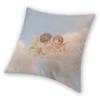 Renaissance Wolkenengel Kissenbezug Dekoration Flügel Kissenbezug Wurfkissen für Zuhause Polyester Beidseitiger Druck
