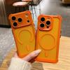 Shockproof AirBag Matte Phone Case For For Iphone 17 Pro Max 16 Air 14 1 For  Magnetic Wireless Charging Bumper Back Cover