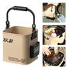 Fishing Water Pail with Handle Outdoor Camping Bucket Live Fish Bucket for Camping Fishing Hiking